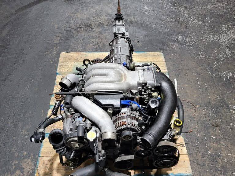 1996-1998 Mazda RX7 1.3L Twin Turbo Engine 5SPD Trans Loom ECU JDM 13B N3G2IETW - Image 3