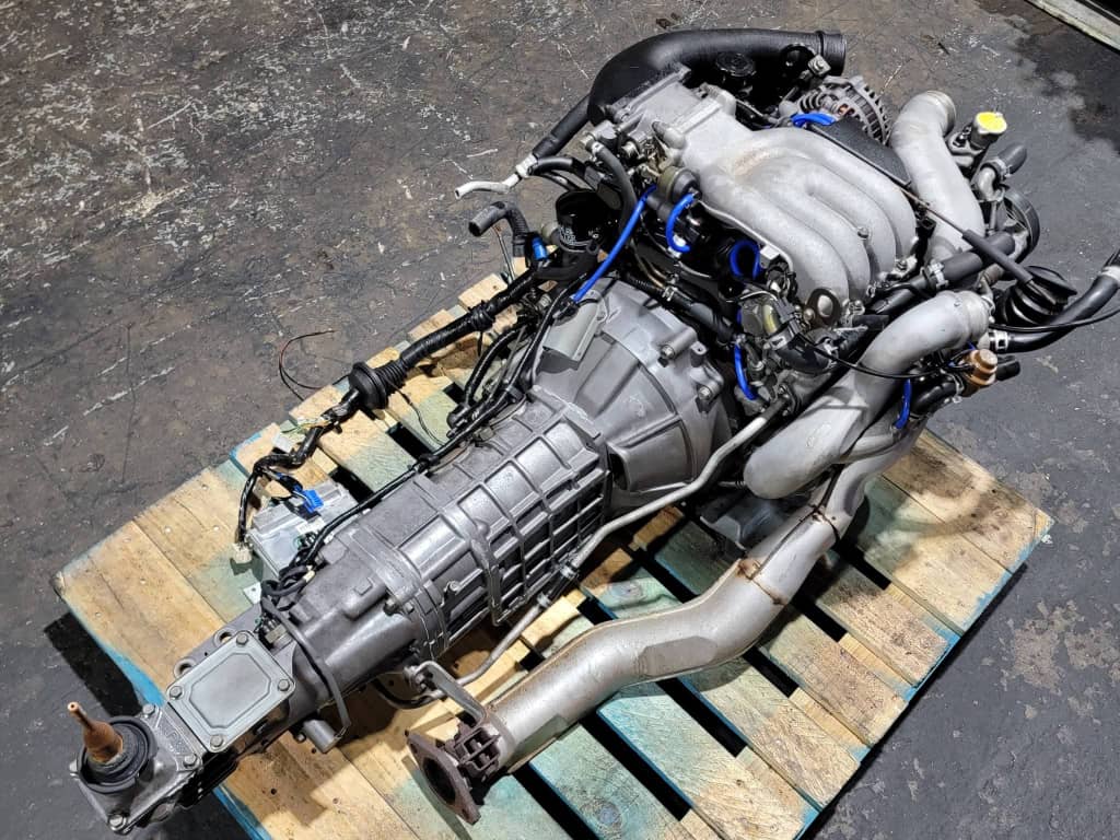 1996-1998 Mazda RX7 1.3L Twin Turbo Engine 5SPD Trans Loom ECU JDM 13B N3G2IETW - Image 7