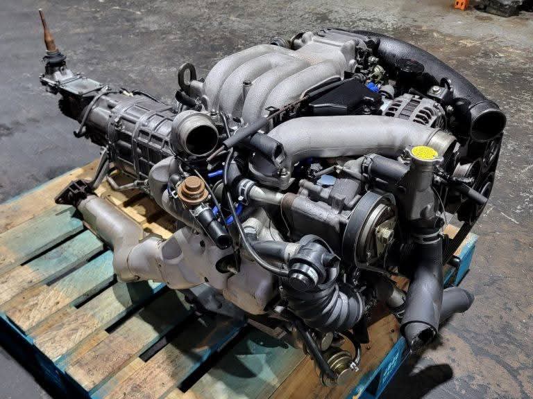 1996-1998 Mazda RX7 1.3L Twin Turbo Engine 5SPD Trans Loom ECU JDM 13B N3G2IETW - Image 9