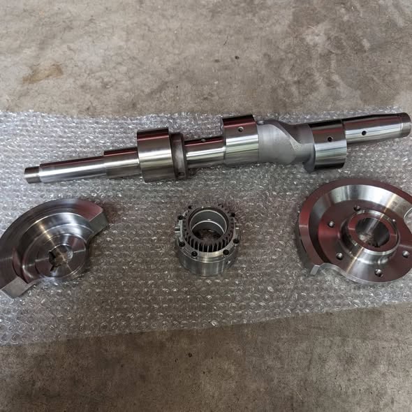 3-Rotor Eccentric Shaft | Premium Mazda 20B Rotary Engine Performance Component - Image 2