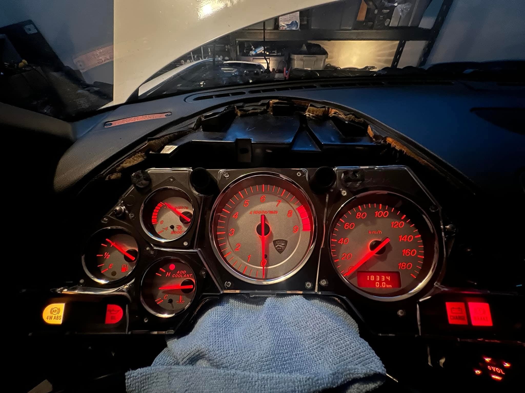 Spirit R Instrument Cluster – Mazda RX-7 FD3S - Image 8