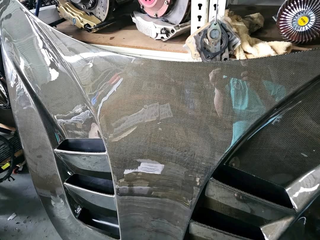 Mazda RX-8 SE3P RE Amemiya Carbon Bonnet – Original Used JDM Carbon Fiber Hood - Image 4