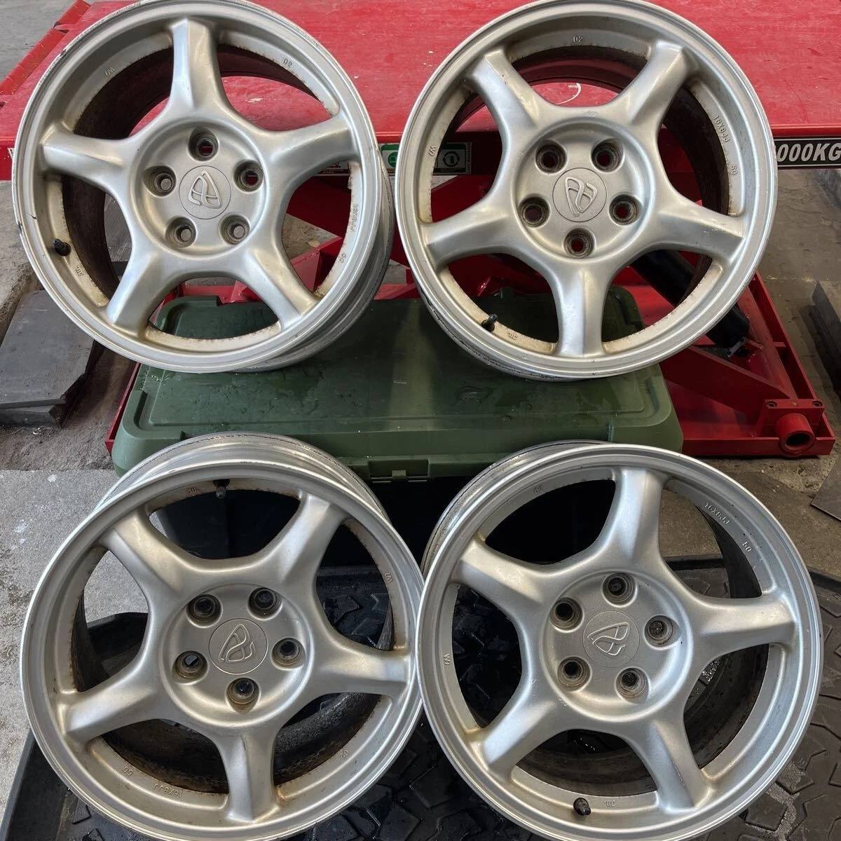 Mazda ANFINI RX-7 Genuine Wheels 16x8J – OEM JDM Wheel Set - Image 6