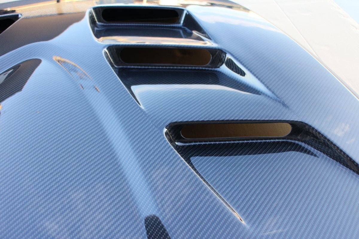 Twill Carbon Fiber Hood with Duct for RX-8 (New) - Image 4