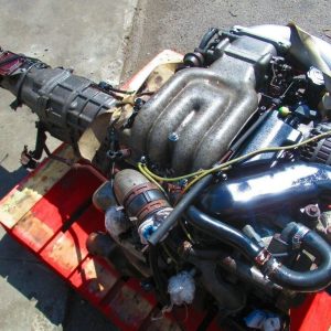 JDM Mazda RX7 FD3S Twin Turbo Engine with 5-Speed ​​Manual Transmission (JDM 13B-TT 13BTT).