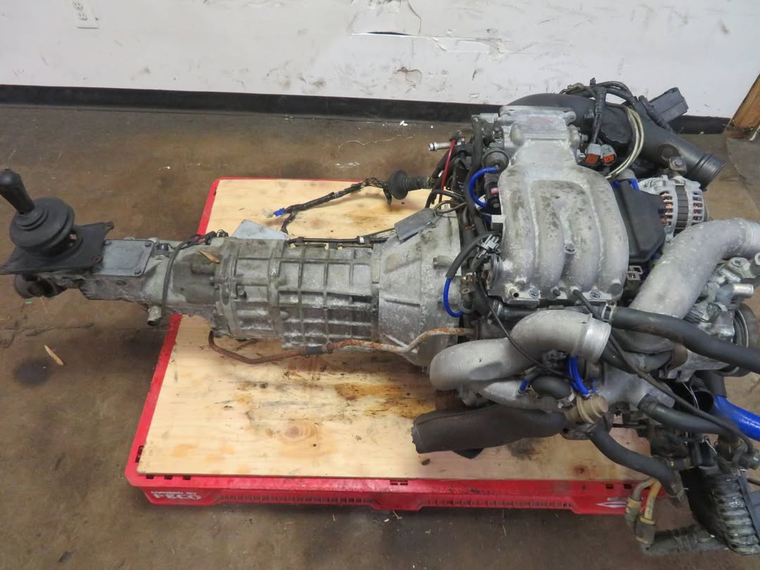 1996–1998 JDM Mazda RX-7 FD3S 13B 1.3L Twin Turbo Engine with 5 Speed Manual Transmission for sale - Image 10