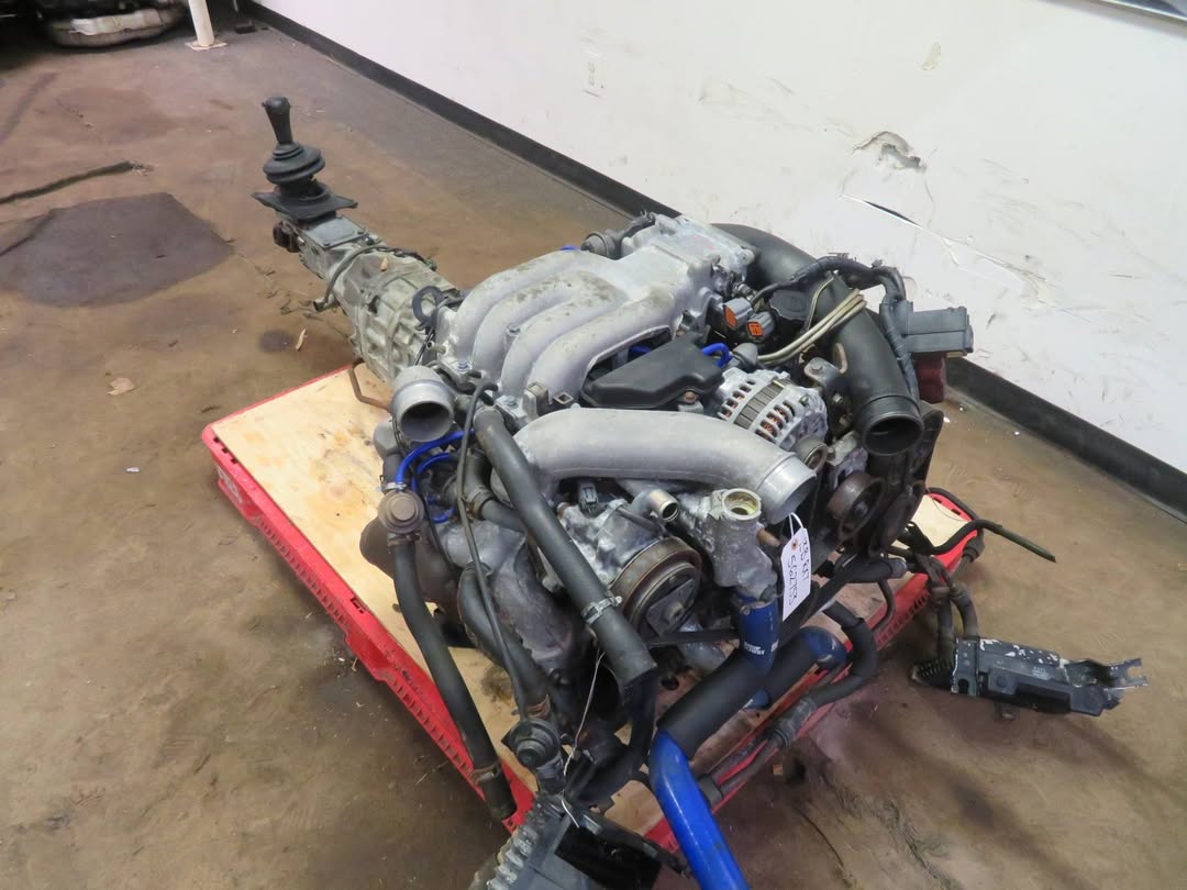 1996–1998 JDM Mazda RX-7 FD3S 13B 1.3L Twin Turbo Engine with 5 Speed Manual Transmission for sale - Image 12