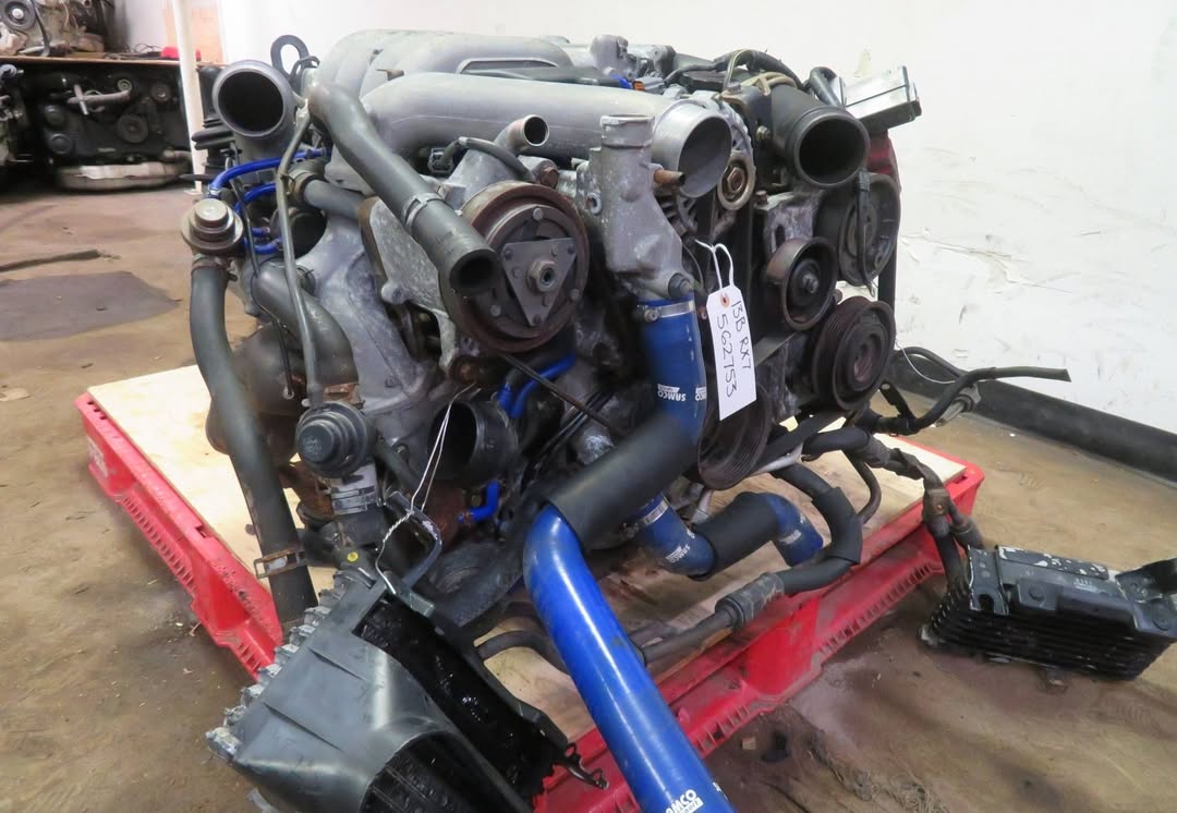 1996–1998 JDM Mazda RX-7 FD3S 13B 1.3L Twin Turbo Engine with 5 Speed Manual Transmission for sale - Image 13