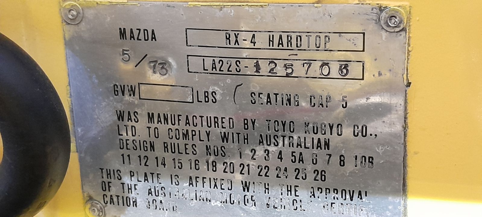 FOR SALE – 1973 MAZDA RX-4 5-SPEED MANUAL COUPE - Image 21